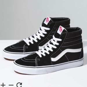 Blck High Top Vans Sk8 High